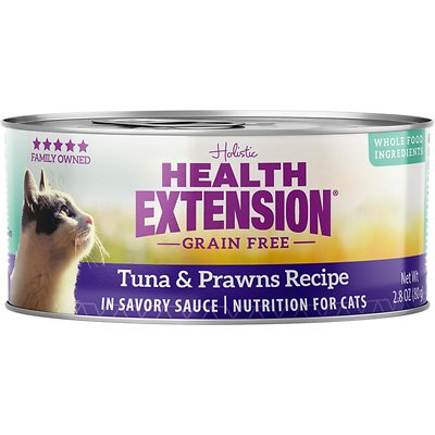 HEALTH EXTENSION Grain-Free Tuna & Prawns Recipe Canned Food