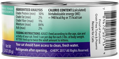 HEALTH EXTENSION Grain-Free Tuna & Prawns Recipe Canned Food