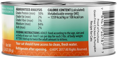 Health Extension Grain-Free Chicken & Pumpkin Recipe Canned Cat Food