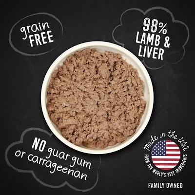 Hound & Gatos Wet Cat Food, 98% Lamb & Liver