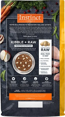 Instinct Raw Boost Grain-Free Recipe with Real Chicken & Freeze-Dried Raw Coated Pieces Dry Cat Food