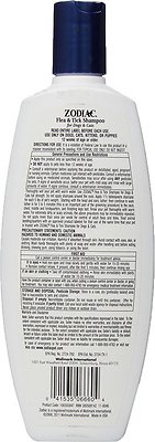 Zodiac Flea & Tick Shampoo for Dogs & Cats