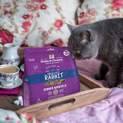 Stella & Chewy's Absolutely Rabbit Dinner Morsels Freeze-Dried Raw Cat Food