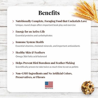 Lafeber Classic Nutri-Berries Cockatiel Food
