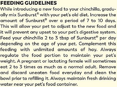 Higgins Sunburst Gourmet Blend Chinchilla Food