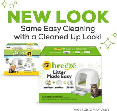 Tidy Cats Breeze Hooded Cat Litter Box System