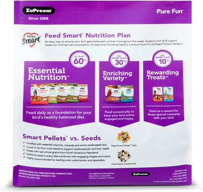 ZuPreem Pure Fun Enriching Variety Medium Bird Food