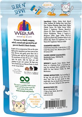 WERUVA Slide N’ Serve Jeopurrdy Licious Dinner Pouches