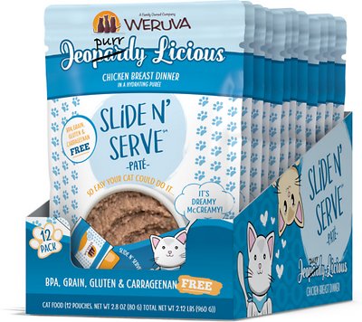 WERUVA Slide N’ Serve Jeopurrdy Licious Dinner Pouches