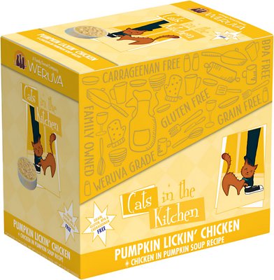 Weruva Cats in the Kitchen Pumpkin Lickin' Chicken in Pumpkin Soup Grain-Free Cat Food Pouches