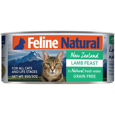 FELINE NATURAL Lamb Feast Canned Cat Food