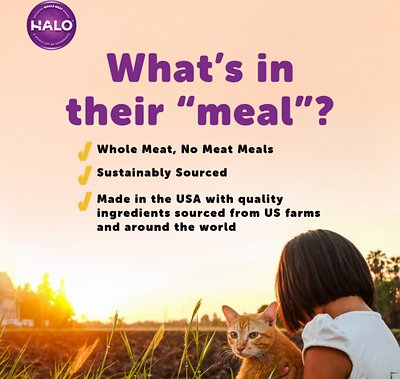 Halo Holistic Chicken & Chicken Liver Recipe Grain-Free Senior Dry Cat Food