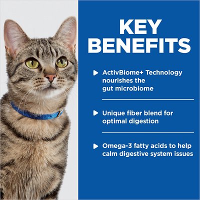 Hill's Prescription Diet Gastrointestinal Biome Digestive/Fiber Care Chicken & Vegetable Stew Canned Cat Food