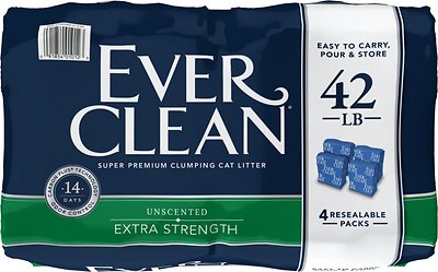 Ever Clean Extra Strength Unscented Clumping Clay Cat Litter