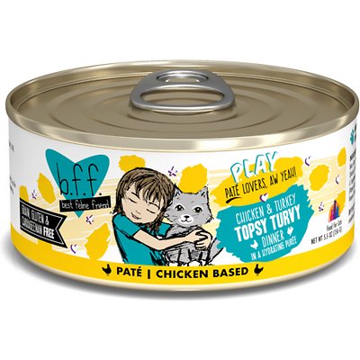 WERUVA BFF Play Pate Lovers Chicken & Turkey Topsy Turvy Wet Cat Food