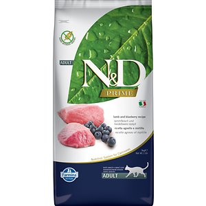 Farmina Natural & Delicious Prime Feline Lamb & Blueberry Adult Dry Cat Food