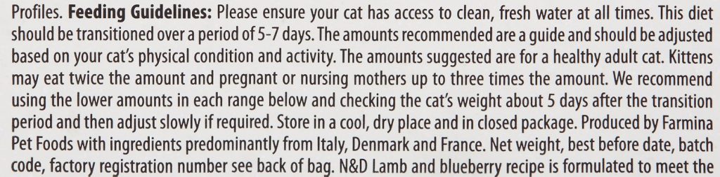 Farmina Natural & Delicious Prime Feline Lamb & Blueberry Adult Dry Cat Food