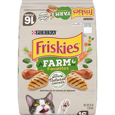 FRISKIES Farm Favorites Chicken, Carrots & Spinach Dry Food