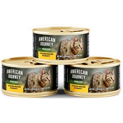 American Journey Minced Chicken Recipe in Gravy Grain-Free Canned Food