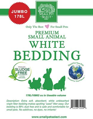 Small Pet Select Premium Unbleached White Paper Small Animal Bedding
