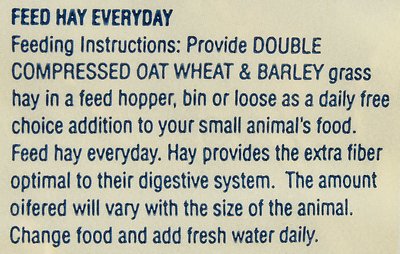 Alfalfa King Double Compressed Oat, Wheat & Barley Hay Small Animal Food