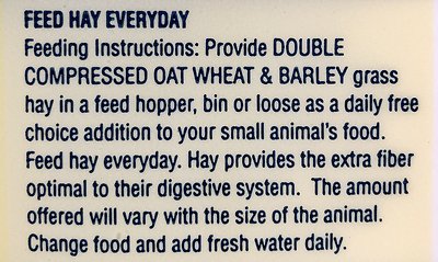 Alfalfa King Double Compressed Oat, Wheat & Barley Hay Small Animal Food