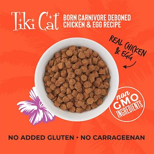 Tiki Cat Born Carnivore Chicken & Egg Grain-Free Dry Cat Food