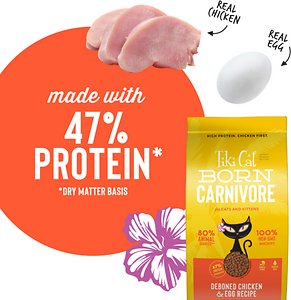 Tiki Cat Born Carnivore Chicken & Egg Grain-Free Dry Cat Food