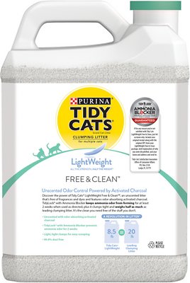 Tidy Cats Free & Clean Lightweight Unscented Clumping Clay Cat Litter