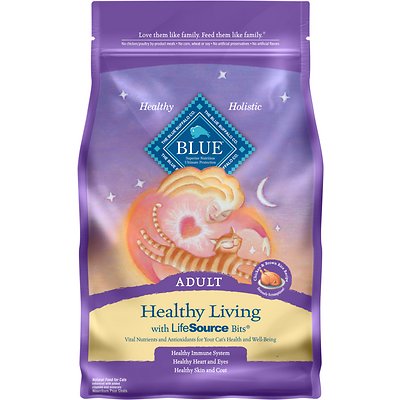Blue Buffalo Healthy Living Chicken & Brown Rice Recipe Adult Dry Cat Food