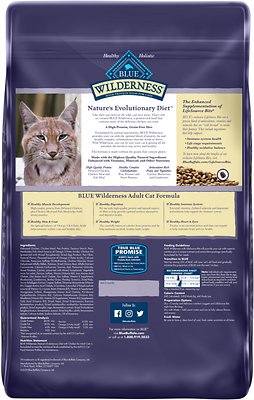 Blue Buffalo Wilderness Chicken Recipe Grain-Free Dry Cat Food