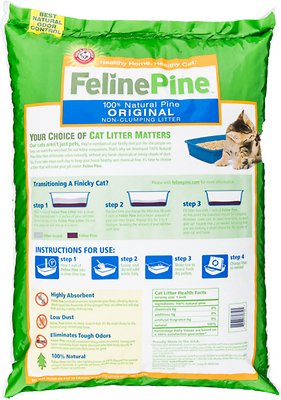 Feline Pine Original Non-Clumping Wood Cat Litter