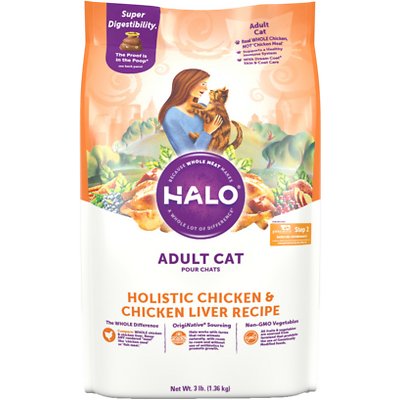 HALO HOLISTIC Chicken & Chicken Liver Recipe Adult Dry Food