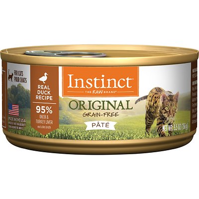 Instinct Original Grain-Free Pate Real Duck Recipe Wet Canned Cat Food
