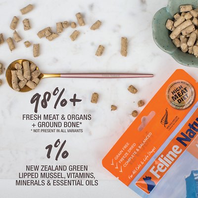 Feline Natural Chicken & Lamb Feast Grain-Free Freeze-Dried Cat Food