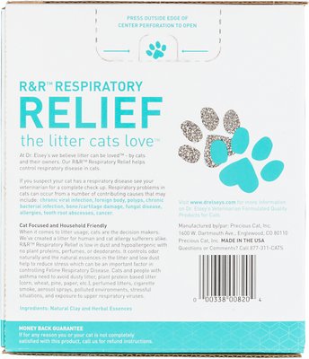 Dr. Elsey's Precious Cat Respiratory Relief Unscented Clumping Clay Cat Litter