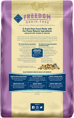 Blue Buffalo Freedom Indoor Adult Chicken Recipe Grain-Free Dry Cat Food