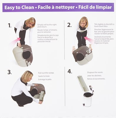 Omega Paw Roll'N Clean Cat Litter Box