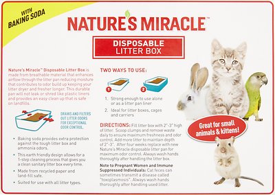 Nature's Miracle Disposable Cat Litter Box