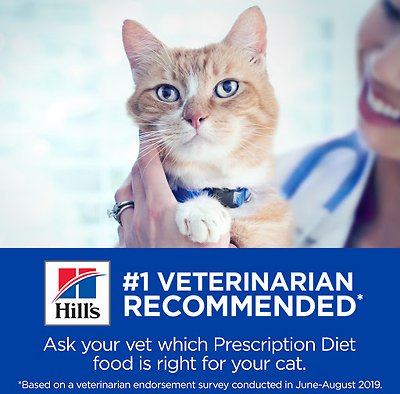 Hill's Prescription Diet y/d Thyroid Care with Chicken Canned Cat Food