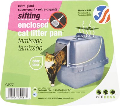 Van Ness Enclosed Sifting Cat Litter Pan