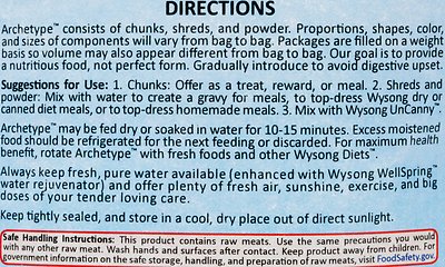 Wysong Archetype Chicken Formula Freeze-Dried Raw Dog & Cat Food