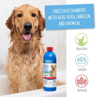 Adams Plus Flea & Tick Shampoo with Precor