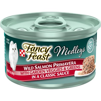 Fancy Feast Medleys Wild Salmon Primavera Canned Cat Food