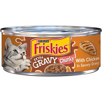 FRISKIES Extra Gravy Chunky with Chicken in Savory Gravy