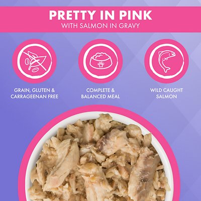 WERUVA TruLuxe Pretty in Pink with Salmon in Gravy Grain-Free Canned Cat Food