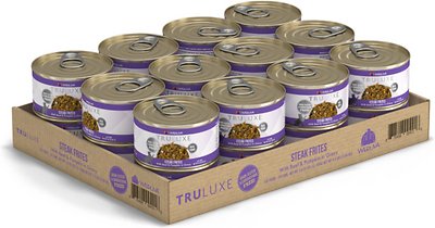 Weruva Truluxe Steak Frites with Beef & Pumpkin in Gravy Grain-Free Canned Food