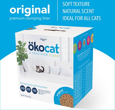 Okocat Original Premium Wood Clumping Cat Litter