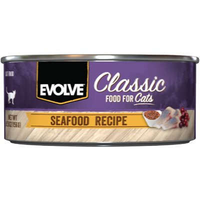 EVOLVE Classic Seafood and Brown Rice Recipe Canned Cat Food