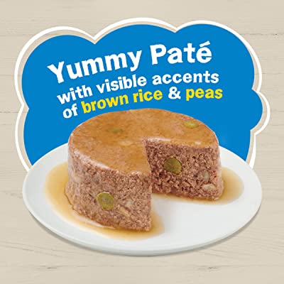 FRISKIES Ocean Favorites Pate with Salmon, Brown Rice & Peas